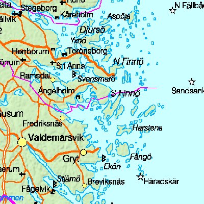 Map of Sweden