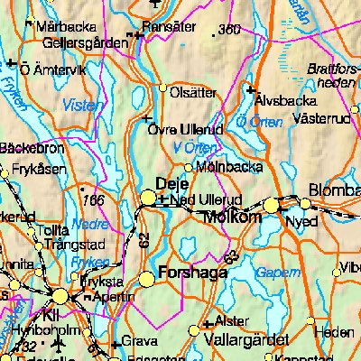 Sverigekarta