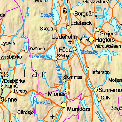 Sverigekarta