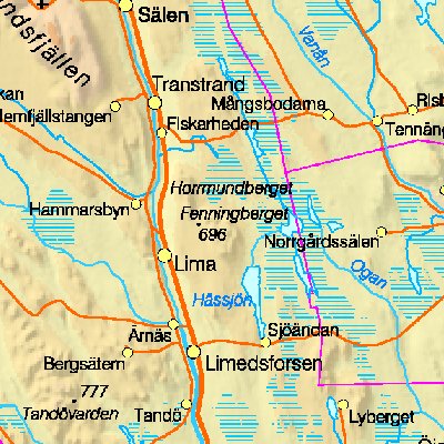 Sverigekarta