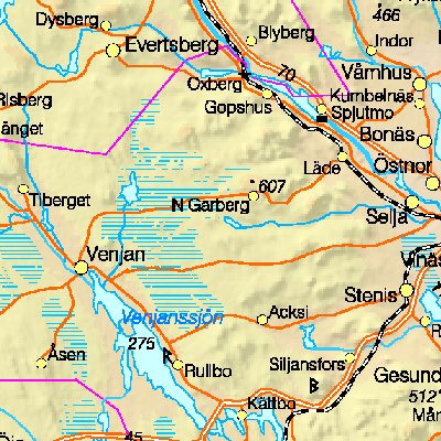 Sverigekarta