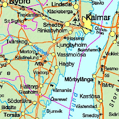 Sverigekarta