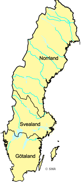 Map of Traditional Regions
