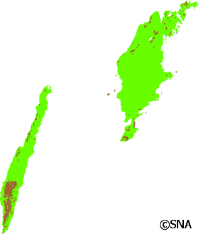 Karta �ver Alvarmark p� �land och Gotland