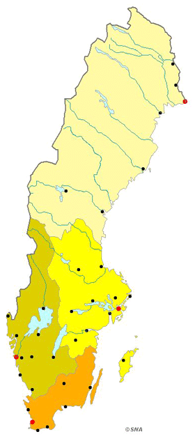 Map of Customs regions, 1991