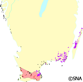 Karta �ver Groddjur