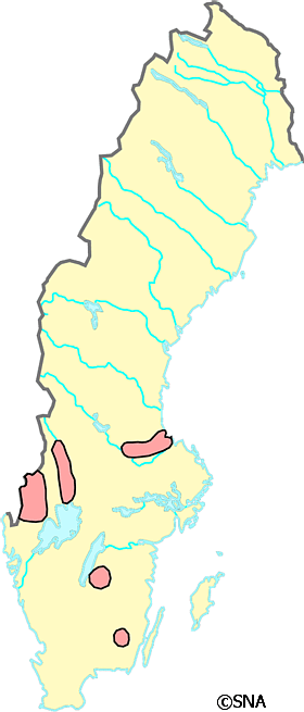 Karta �ver Vitryggig hackspett 1990