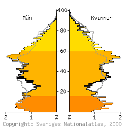 [Befolkningspyramid 1998 f�r Lomma kommun]