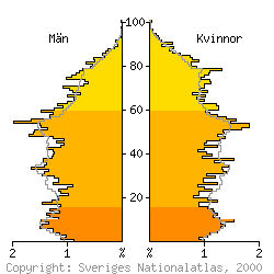 [Befolkningspyramid 1998 f�r Arboga kommun]