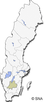 Map of Sweden with County of Jnkping [click on any county for more info]